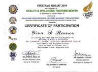 Guinness World record attemp  chair massage