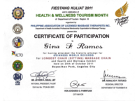 Guinness World record attemp  chair massage